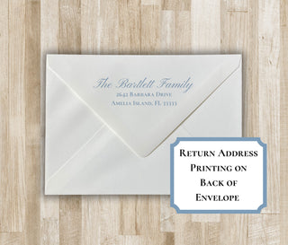 Family Christmas Card | Blue Bow Wreath Family Holiday Card | Preppy Xmas Card | Printed or PDF File | Portrait or Landscape | 2-Sided Card