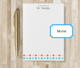 Customized Teacher Notepads | Teacher Gift | Personalized Notepad for Teachers | Teacher Appreciation Gift | Teacher Present