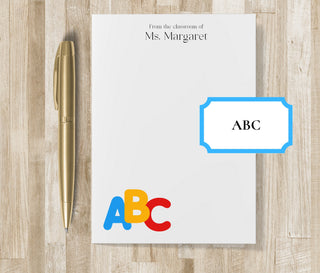 Customized Teacher Notepads | Teacher Gift | Personalized Notepad for Teachers | Teacher Appreciation Gift | Teacher Present