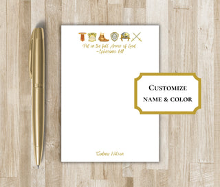 Armor of God Personalized Notepad | Ephesians 6:11 Bible Verse Notepad | Christian / Catholic Gift |  Pastor Gift