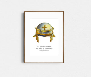Armor of God Artwork - Set of 6 | Christian Artwork | Bible Verse Artwork | Ephesians 6:14-17