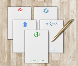 Personalized Monogram Notepad | Customize colors and name | Personalized Gift | Preppy Notepad | Custom Notepad