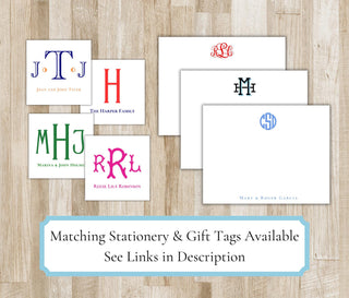 Personalized Monogram Notepad | Customize colors and name | Personalized Gift | Preppy Notepad | Custom Notepad