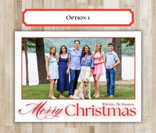 Elegant Family Christmas Photo Cards | Holiday Cards | Choose from 8 Design Options | Printed or PDF Digital File | Religious Xmas Cards