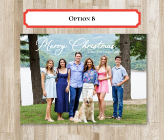 Elegant Family Christmas Photo Cards | Holiday Cards | Choose from 8 Design Options | Printed or PDF Digital File | Religious Xmas Cards