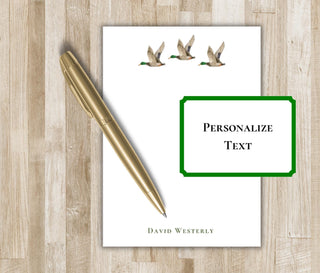 Duck Hunting Notepad | Personalized Mallard Notepad | Duck Hunting Gift | Custom Duck Notepad