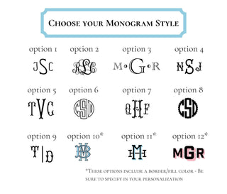 Folded Monogram Notecards | Custom Bordered Stationery | Personalized Monogram Initials Stationary | Elegant Stationery Set
