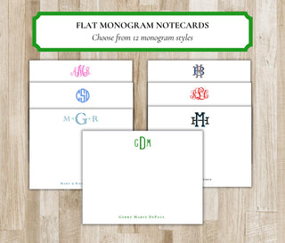 Monogram Stationery Set | Elegant Monogram Stationary | Custom Notecards | Couples Gift | Engagement Gift | Wedding Thank You Notes
