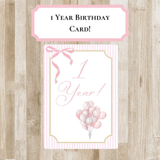 Baby Girl Milestone Cards PRINTED or DIGITAL PRINTABLE Option | Preppy Baby Girl Month Markers | Baby Shower Gift