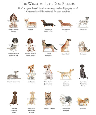 Personalized Dog Notepad | Dog Lover Gift | Customize with Dog of your Choice & Name | Customize with Multiple Dogs