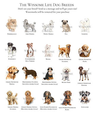 Personalized Dog Notepad | Dog Lover Gift | Customize with Dog of your Choice & Name | Customize with Multiple Dogs