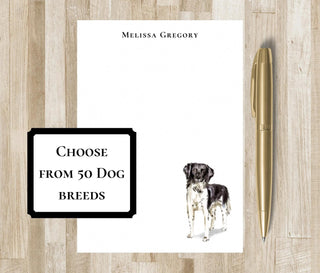 Personalized Dog Notepad | Dog Lover Gift | Customize with Dog of your Choice & Name | Customize with Multiple Dogs