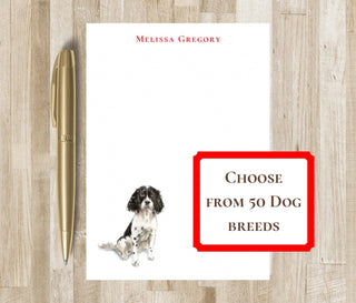 Personalized Dog Notepad | Dog Lover Gift | Customize with Dog of your Choice & Name | Customize with Multiple Dogs