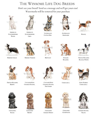 Personalized Dog Notepad | Dog Lover Gift | Customize with Dog of your Choice & Name | Customize with Multiple Dogs