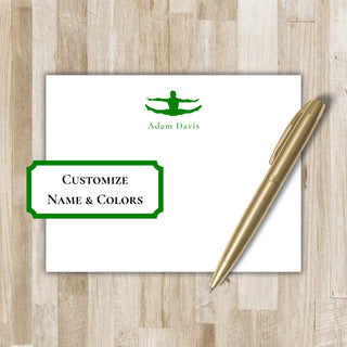 Gymnastics Flat Notecards