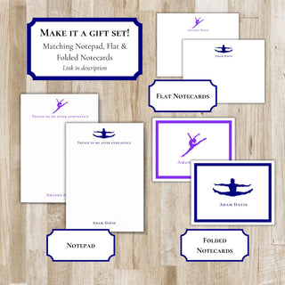 Gymnastics Notepad