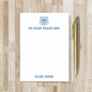 US Coast Guard Mom & Dad Notepad | USCG Gift | United States Coast Guard Gift | Gift for Mom | Gift for Dad