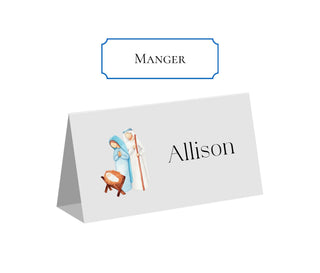 Christmas Nativity Place Cards | Xmas Nativity Place Cards | Choose your Nativity Icon | Christian Xmas Dinner