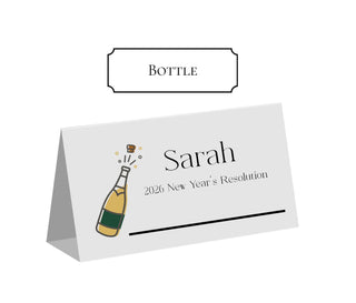 New Year's Eve Dinner Place Cards - NYE Activity Table Seating Cards | Fun NYE Name Cards | New Years Game