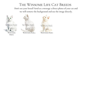 Personalized Valentine's Cat Gift Tags | Customize Your Cat Breed